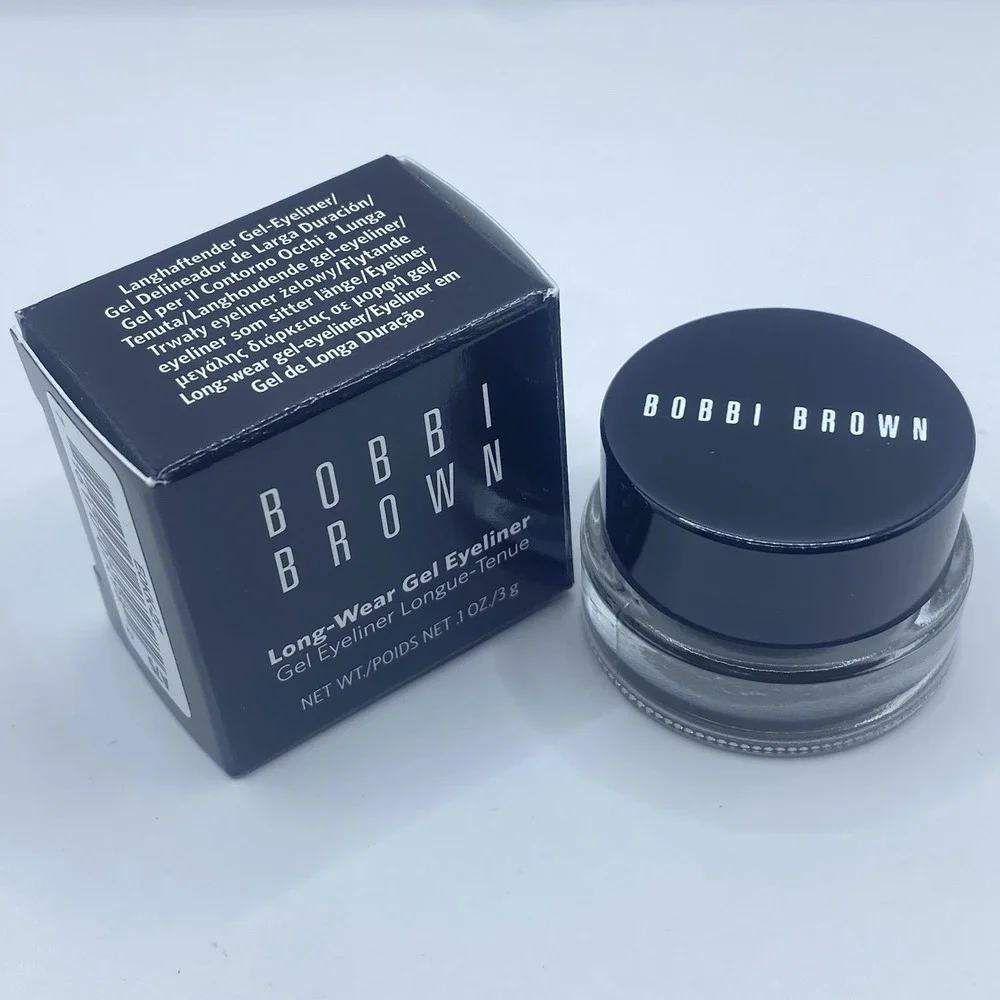 Bobbi Brown Long-Wear Gel Eyeliner Caviar Ink 27 Black Full Size .1oz/3g, NIB